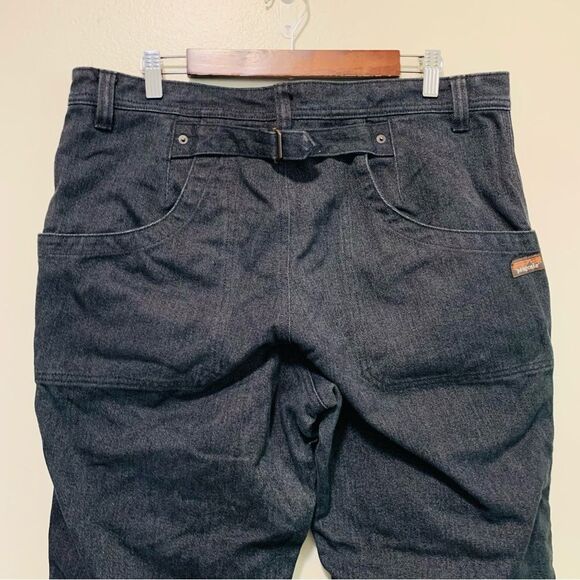 Patagonia womens dark charcoal grey hemp blend denim jeans size 16 - Picture 7 of 9